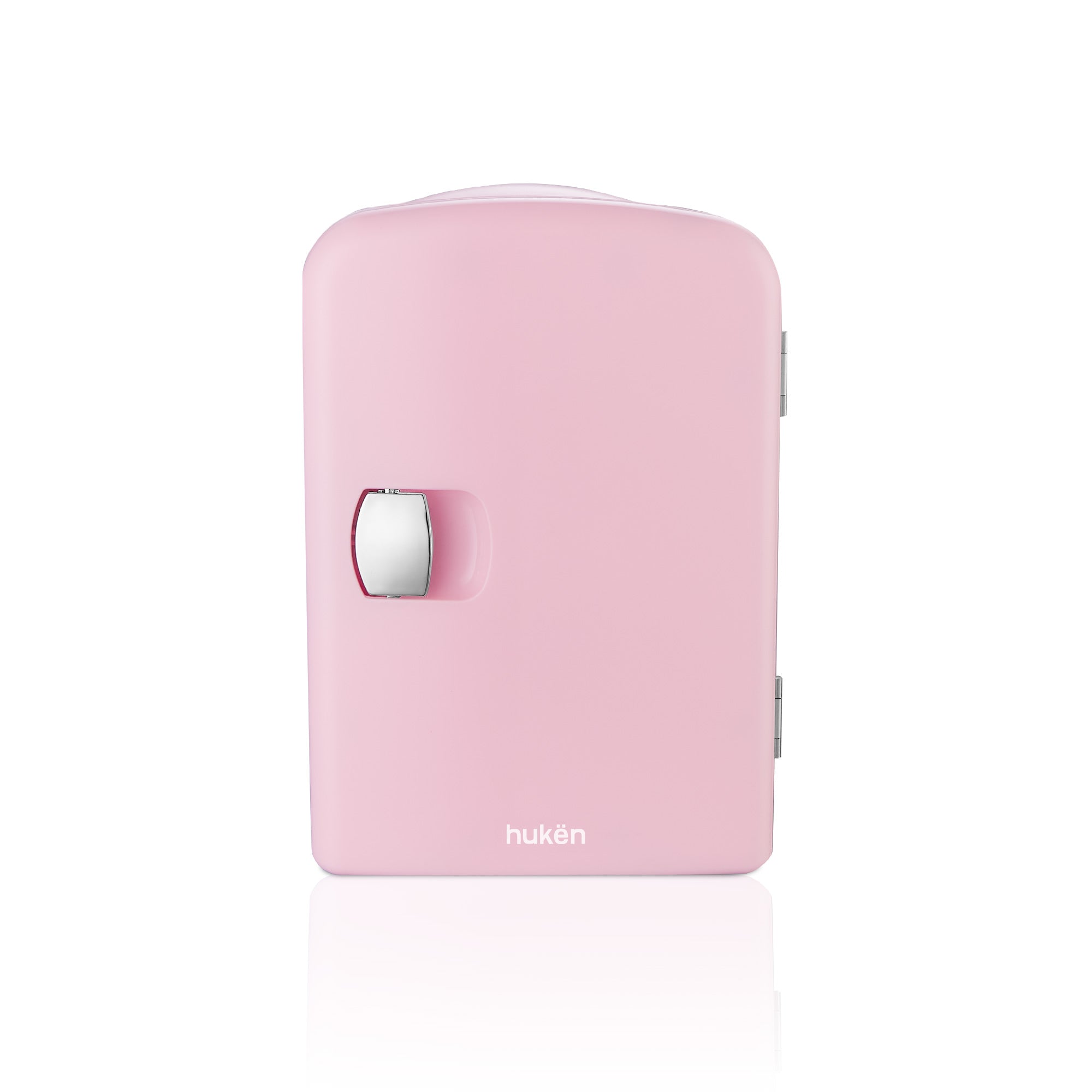 Mini Refrigerador Rosa FRESHLUX 4L | Skincare, Snacks o 6 Latas | Enfría y Calienta | Portátil y Compacto | Repisa Extraíble | Enchufes para Casa y Auto | Hukën