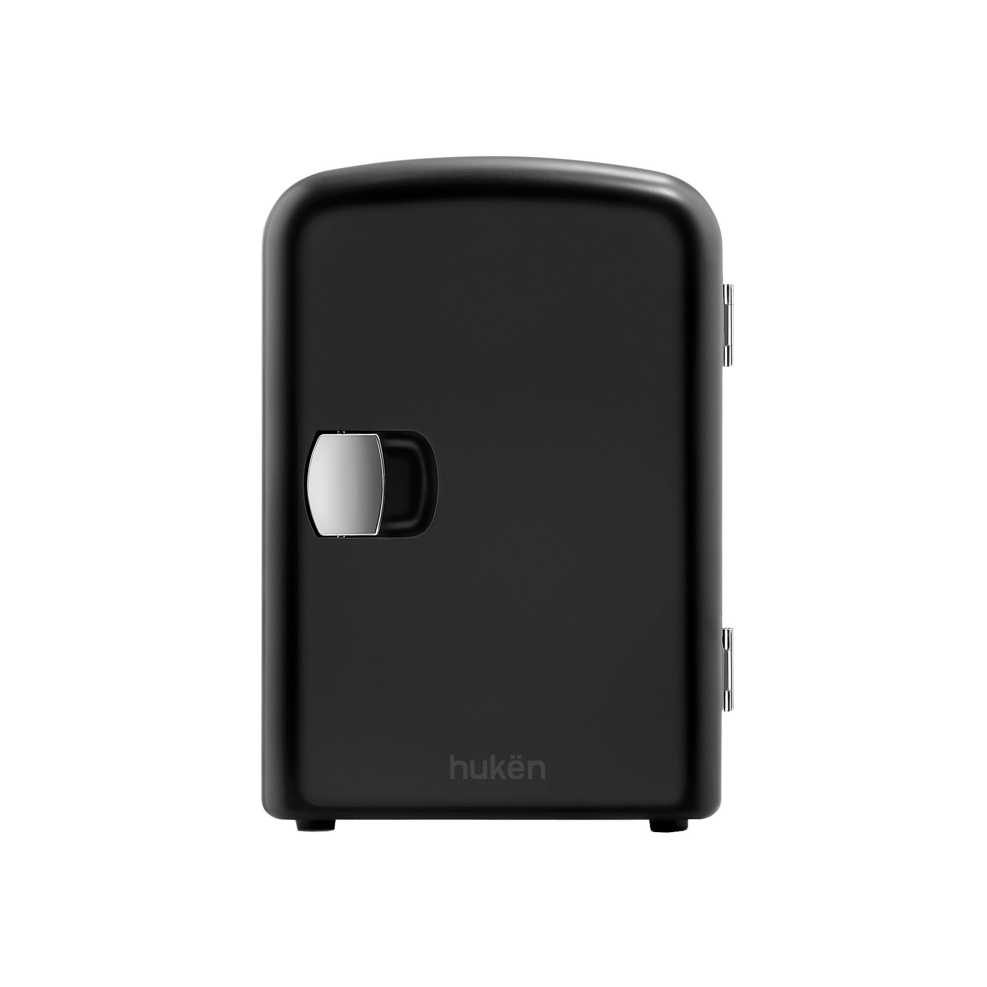 Mini Refrigerador Negro FRESHLUX 4L | Skincare, Snacks o 6 Latas | Enfría y Calienta | Portátil y Compacto | Repisa Extraíble | Enchufes para Casa y Auto | Hukën