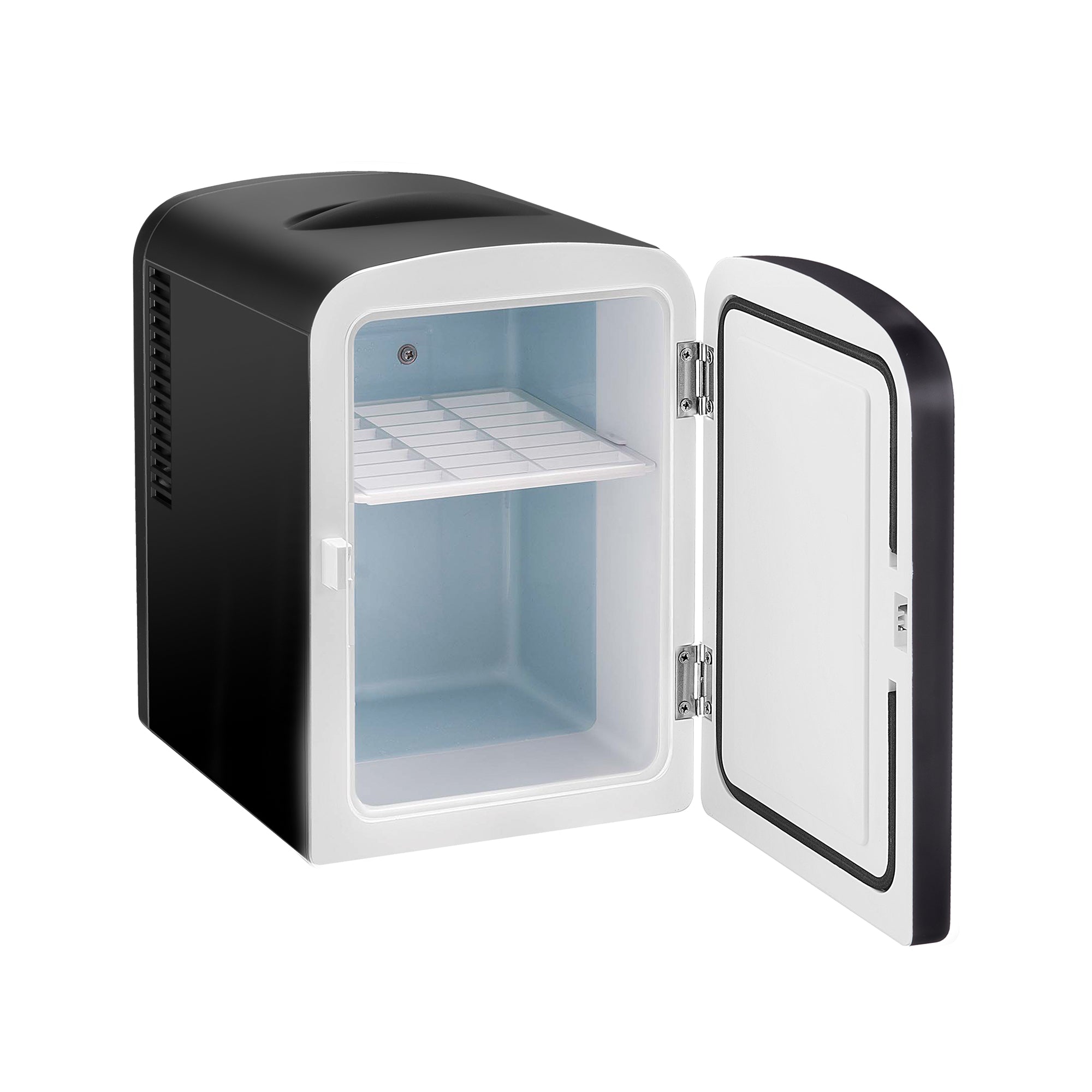 Mini Refrigerador Pinta y Borra FRESHLUX 4L | Skincare, Snacks o 6 Latas | Enfría y Calienta | Incluye 3 plumones | Repisa Extraíble | Enchufes para Casa y Auto | Hukën