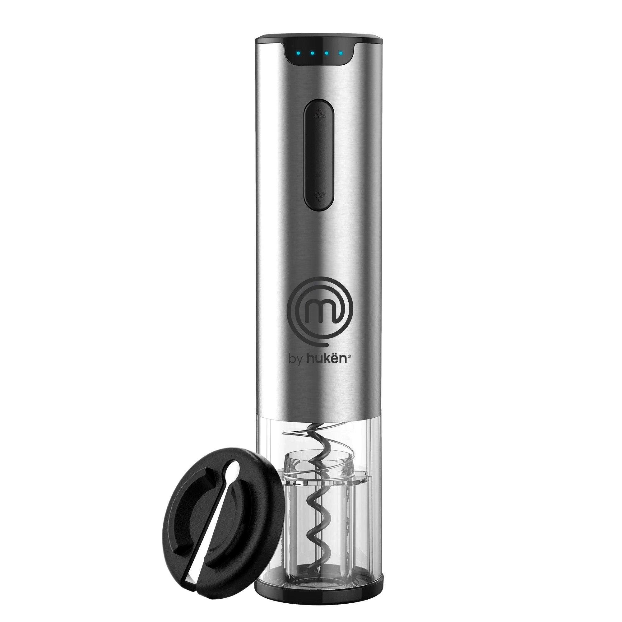 Descorchador Eléctrico Power View Recargable de Acero | Hukën x MasterChef