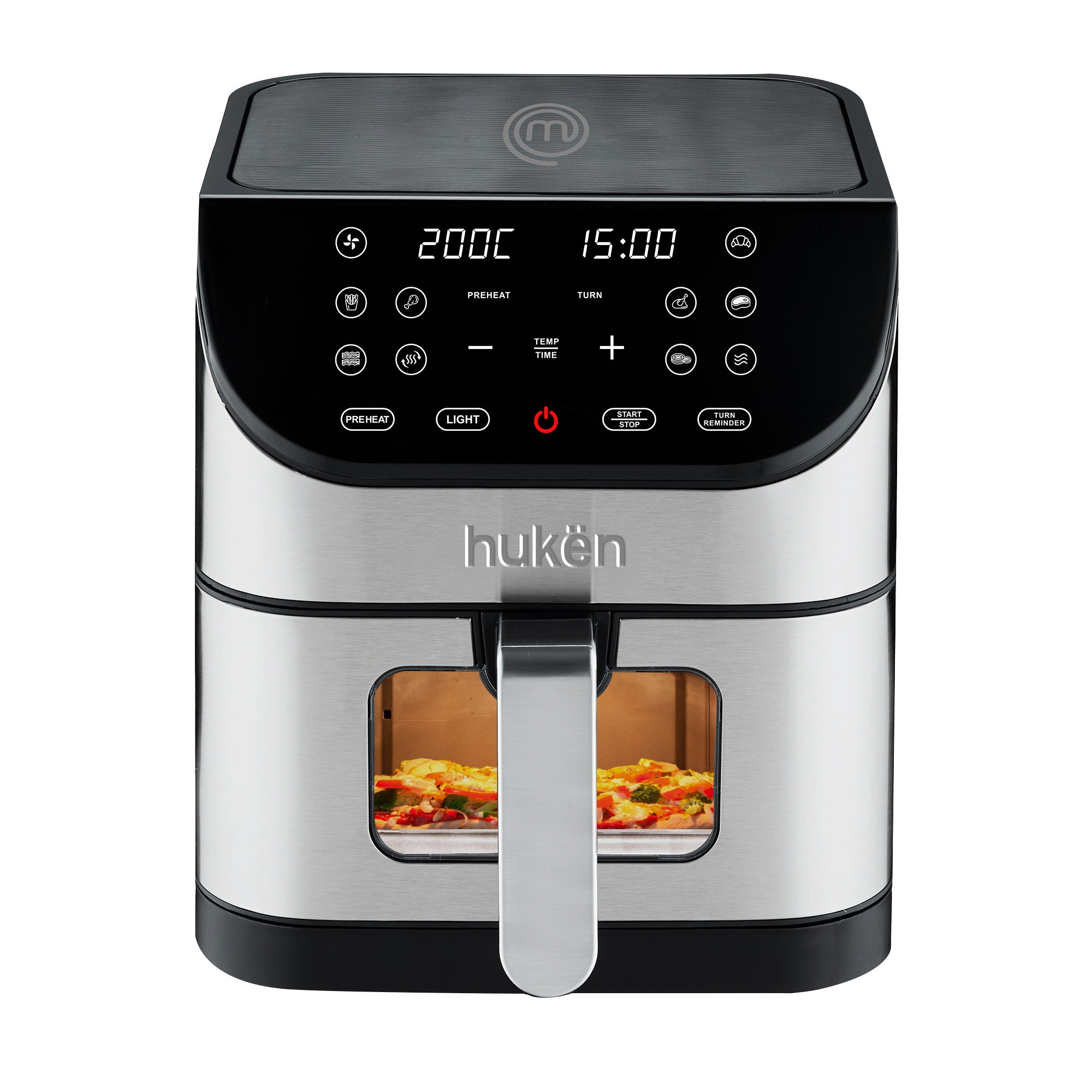 Freidora de Aire Easy-View 6L con Ventana y Luz Interna | Hukën x MasterChef