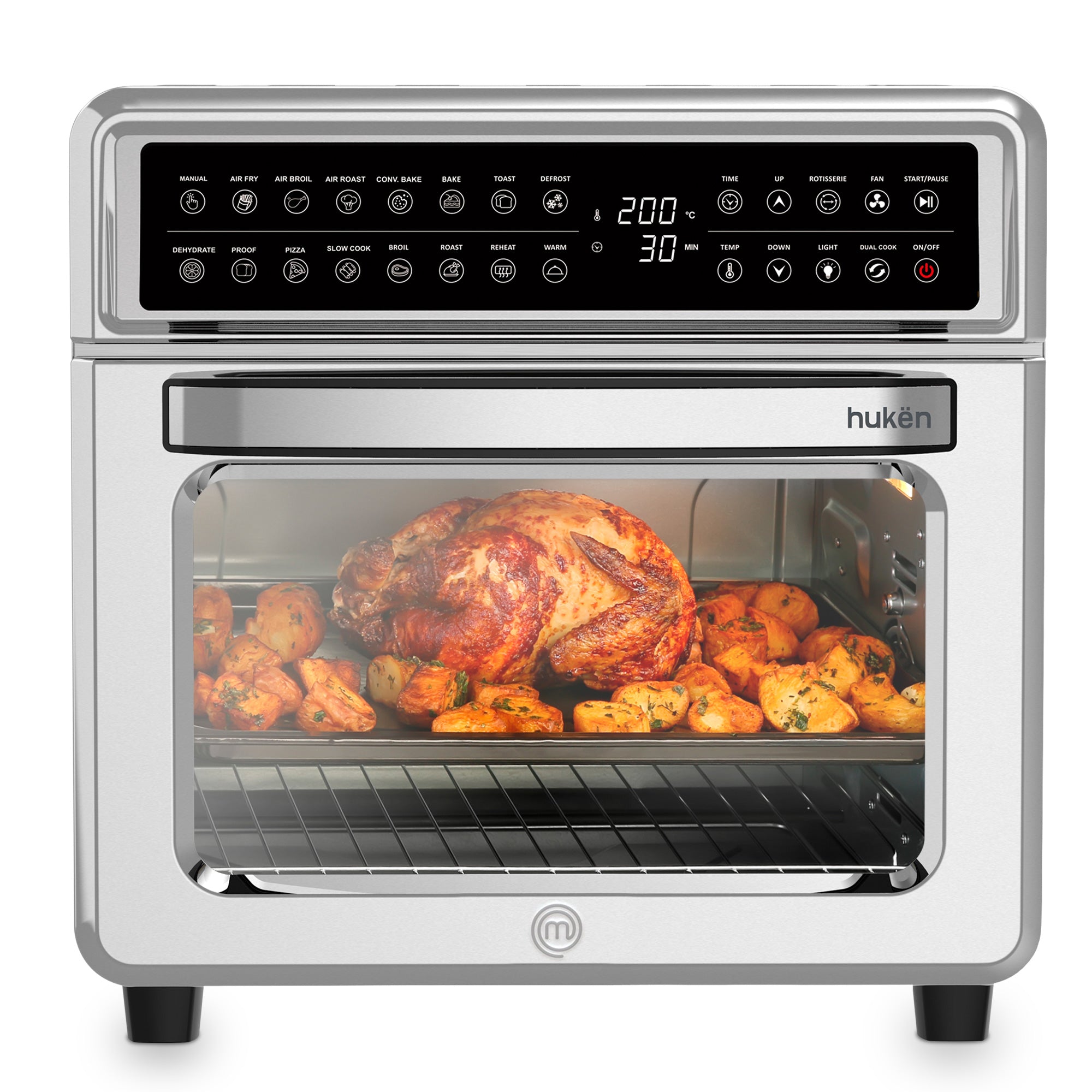 Horno Freidora de Aire Smart-Cook 20L con Dual-Cook y +15 Funciones | Hukën x MasterChef