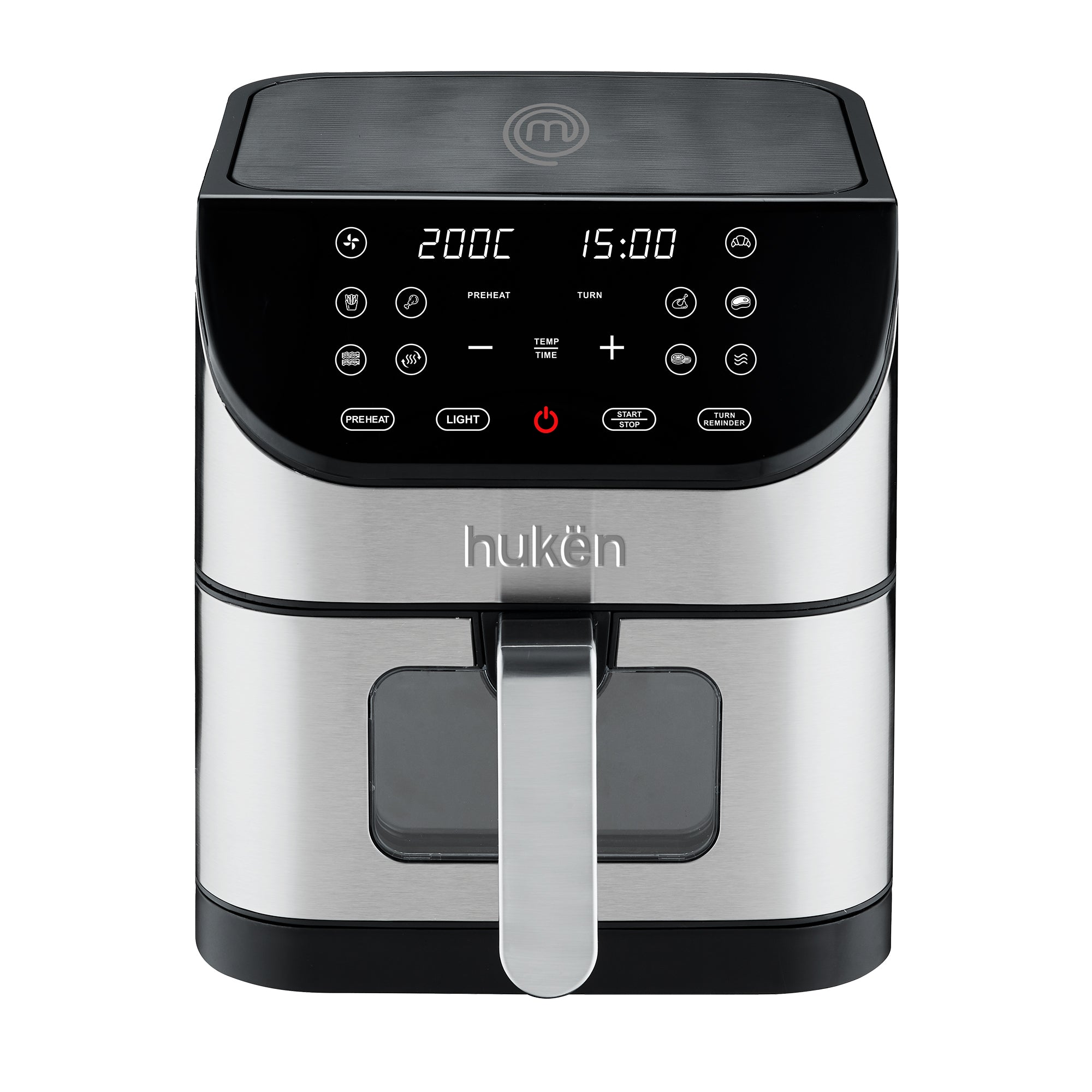 Freidora de Aire Easy-View 6L con Ventana y Luz Interna | Hukën x MasterChef