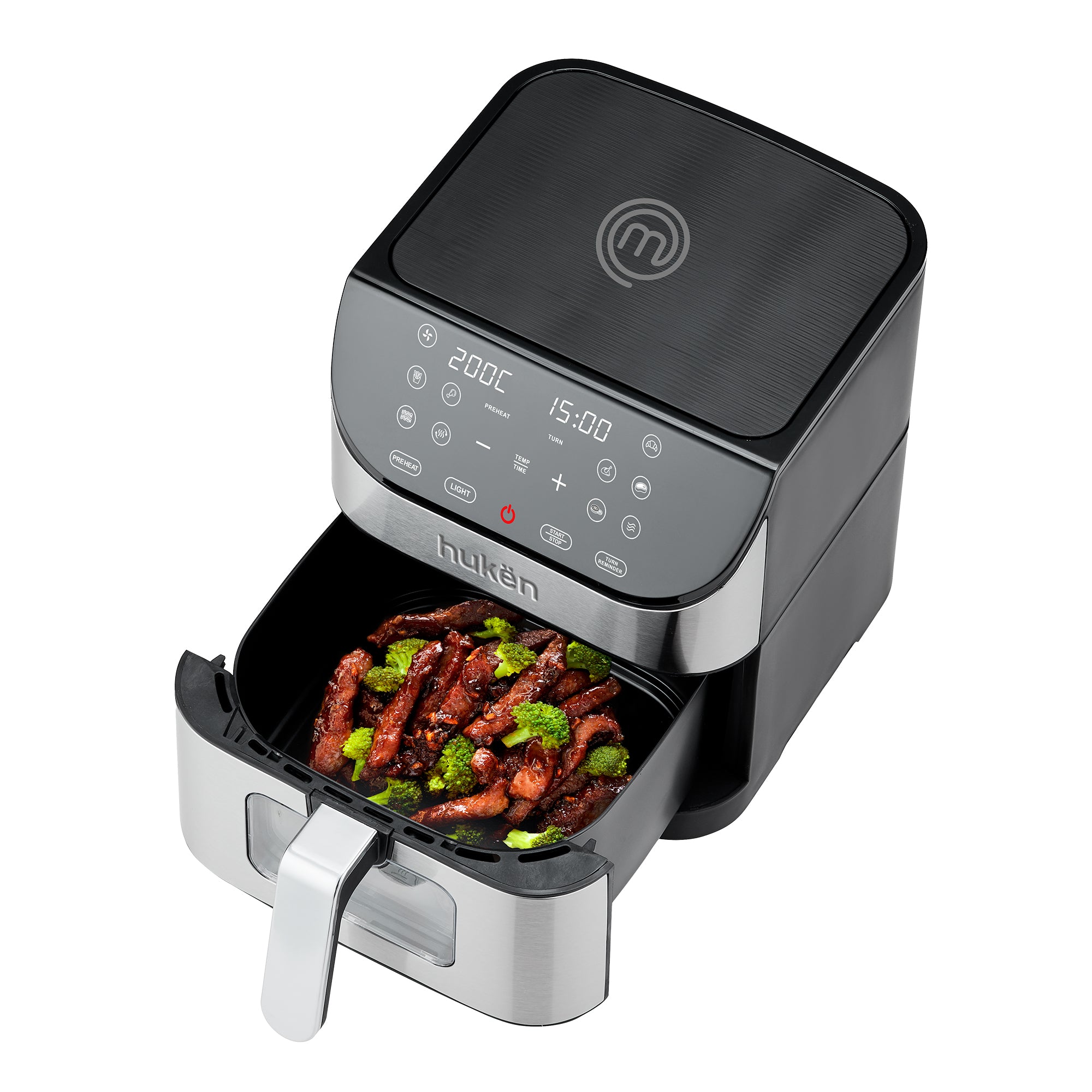Freidora de Aire Easy-View 6L con Ventana y Luz Interna | Hukën x MasterChef