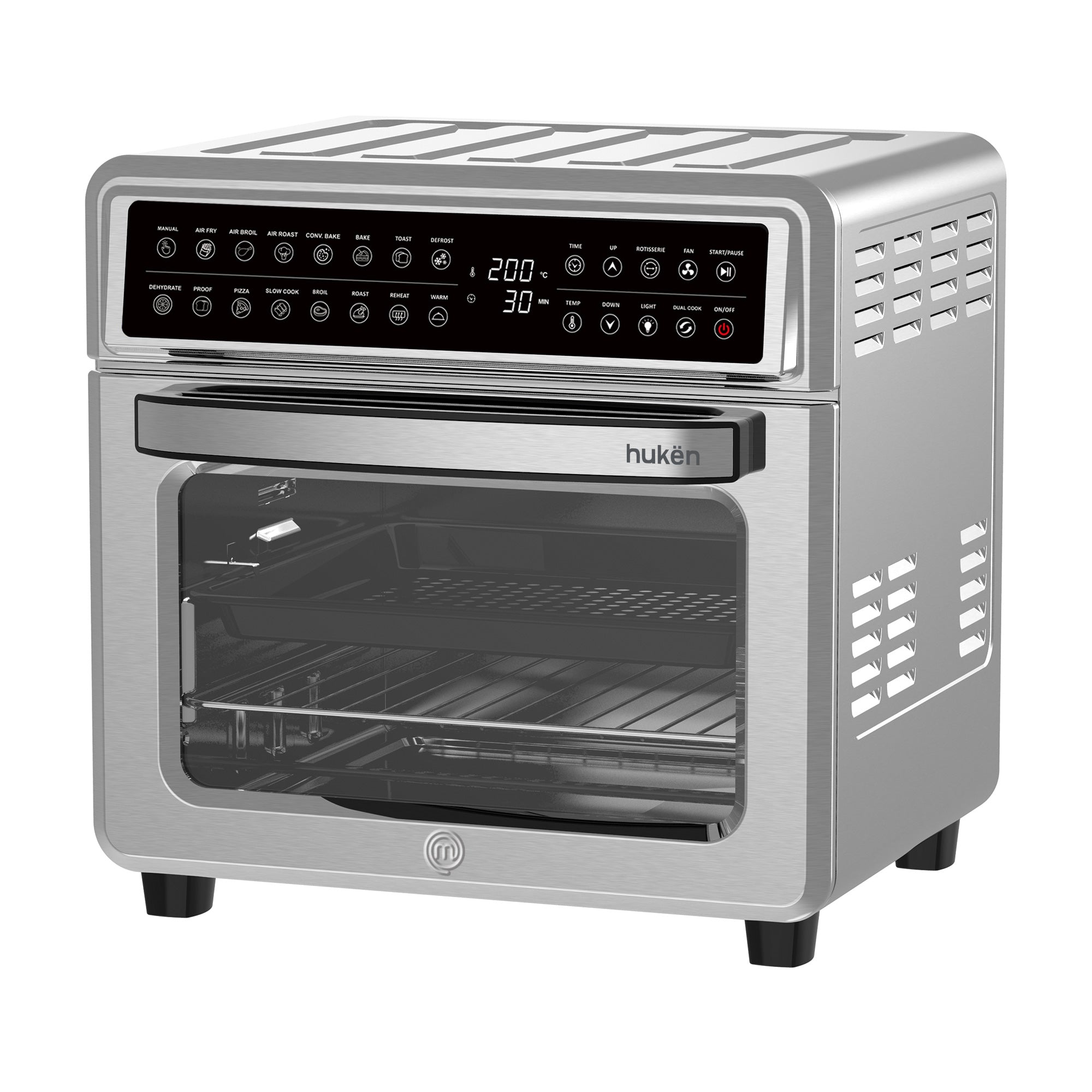 Horno Freidora de Aire Smart-Cook 20L con Dual-Cook y +15 Funciones | Hukën x MasterChef