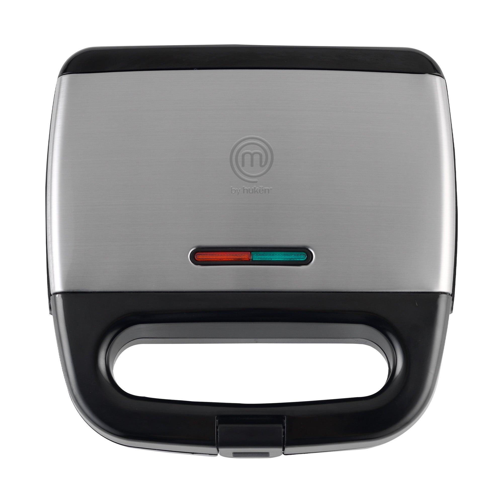 Máquina de Donas HEAT+ | 8 Mini Donas de 5cm | Tecnología FLASH-COOK | Calentamiento Rápido y Uniforme | Antiadherente | Acero Inoxidable | Luces Indicadoras | Diseño Compacto | Hukën x MasterChef