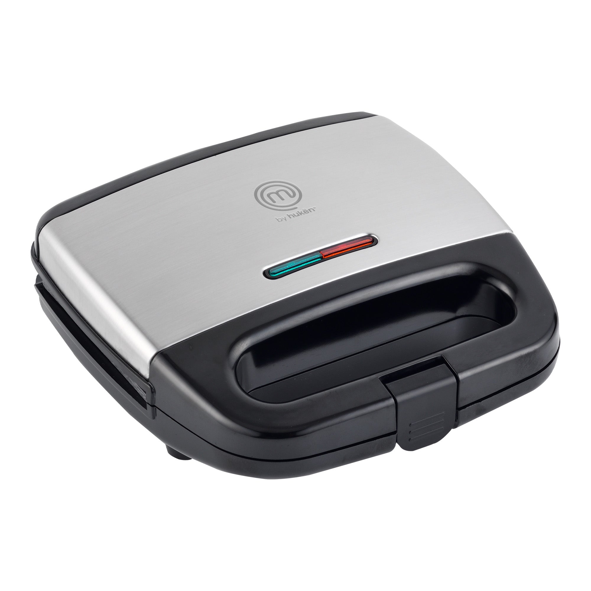 Máquina de Donas HEAT+ | 8 Mini Donas de 5cm | Tecnología FLASH-COOK | Calentamiento Rápido y Uniforme | Antiadherente | Acero Inoxidable | Luces Indicadoras | Diseño Compacto | Hukën x MasterChef