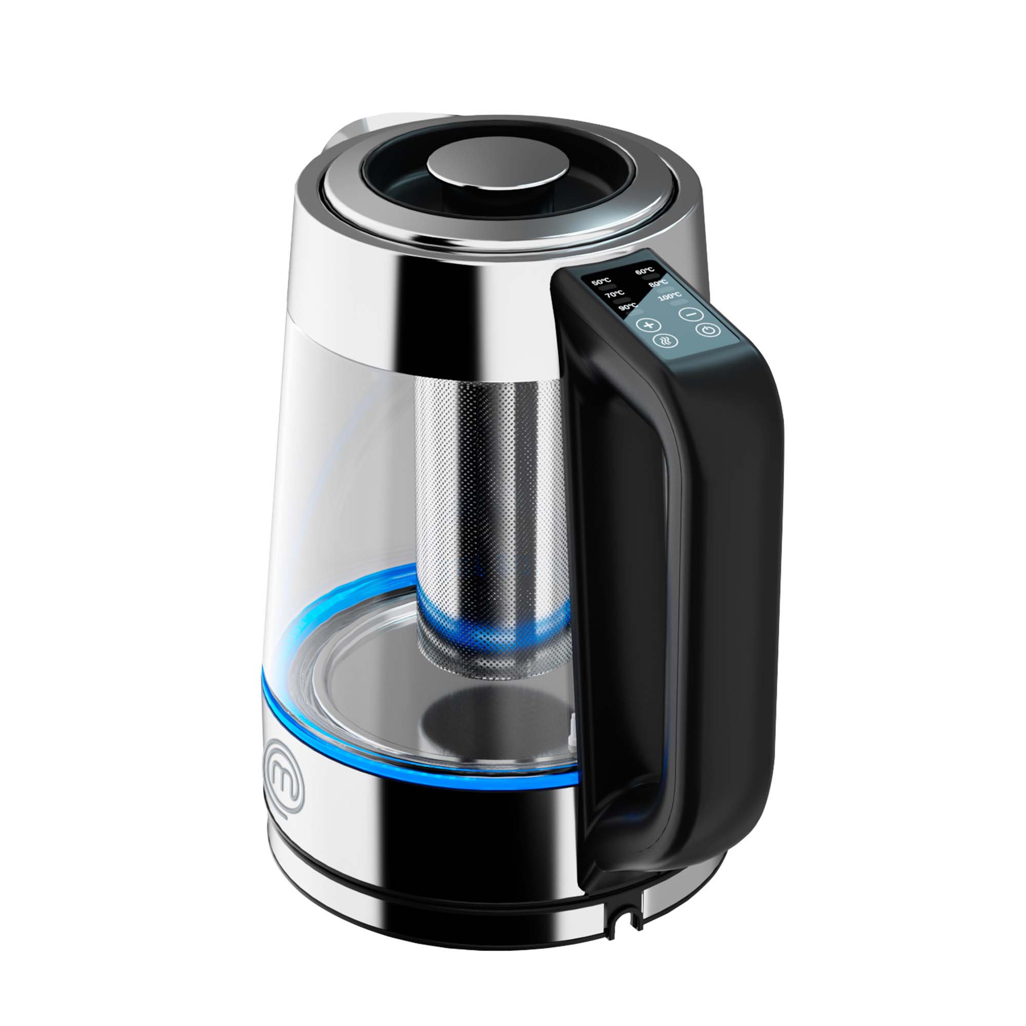 Tetera Eléctrica Heat-Select con LED y Control Digital | 6 Niveles de Temperatura | Hukën x MasterChef