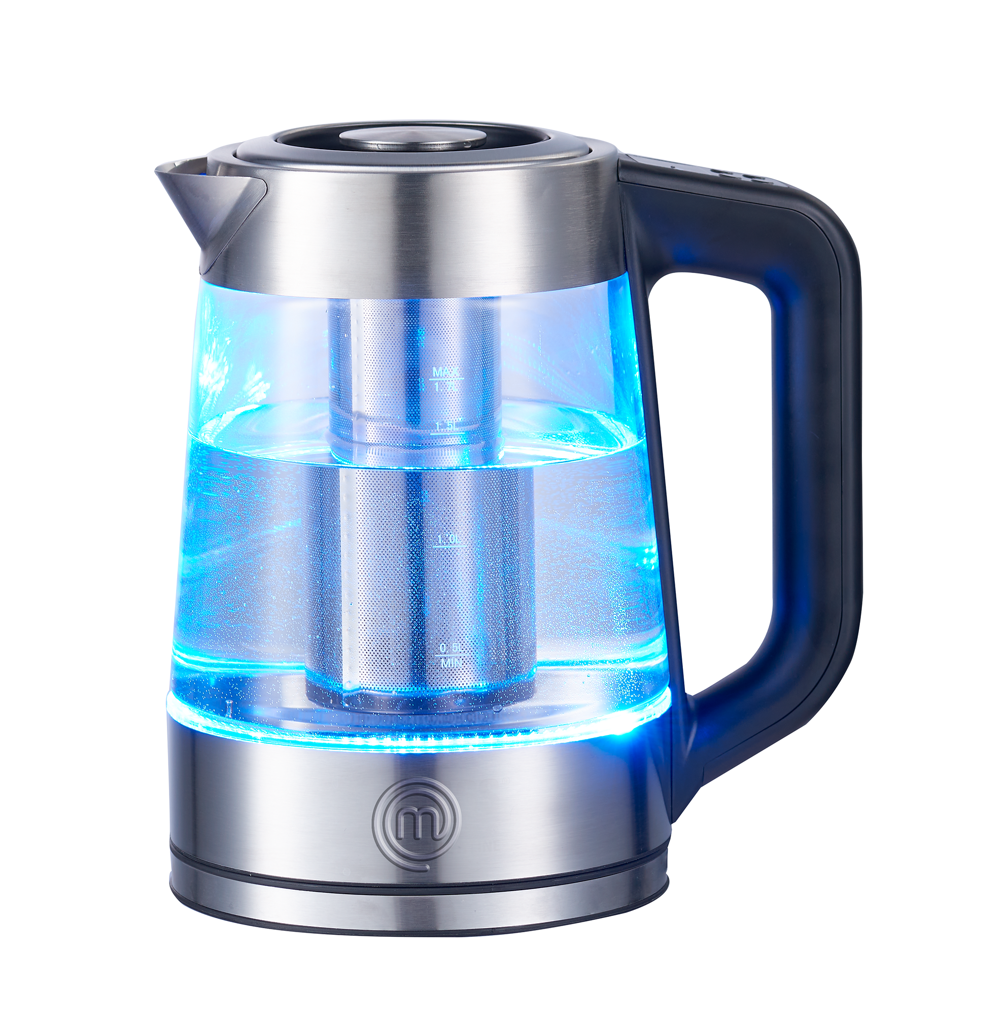 Tetera Eléctrica Heat-Select con LED y Control Digital | 6 Niveles de Temperatura | Hukën x MasterChef