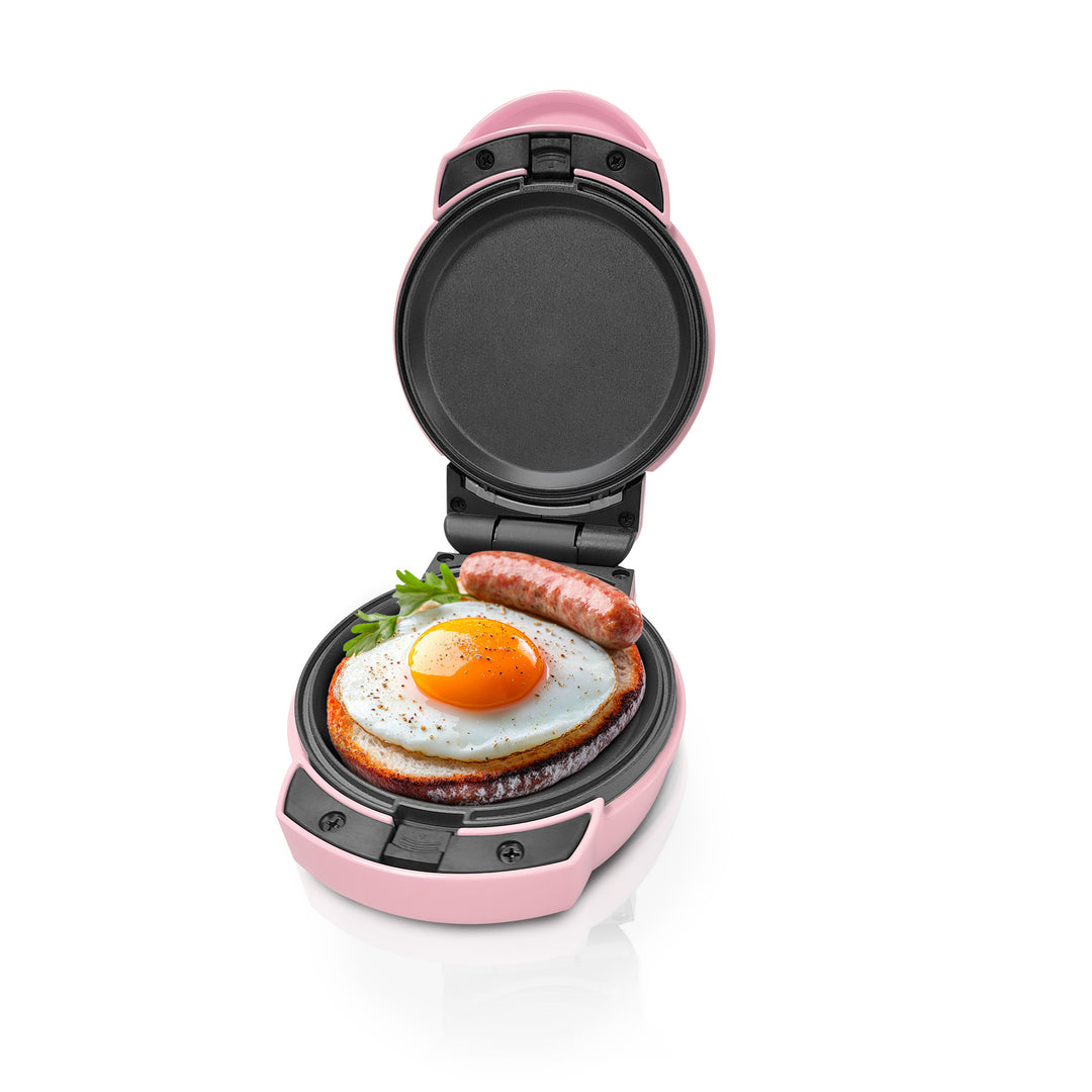 Set Mini Wafflera MultiMaker | 7 Platos Intercambiables | FLASH-COOK | Antiadherente | Luz Indicadora | Lavavajillas Seguro | Estuche Incluido | Hukën x MasterChef