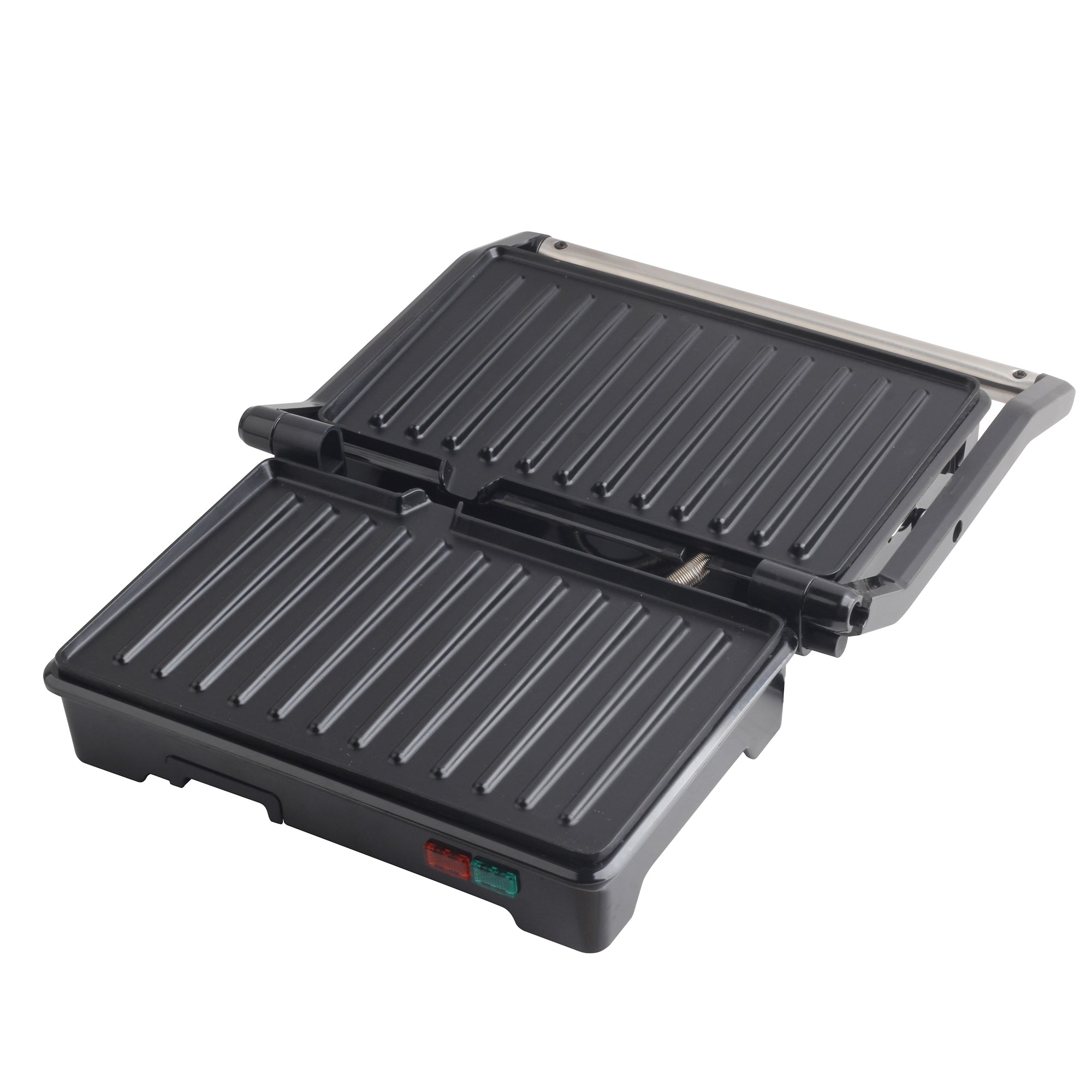 Parrilla para Panini GRILL+ de Acero 2 Rebanadas | Antiadherente y Rápido | Apertura 180° | Hukën x MasterChef