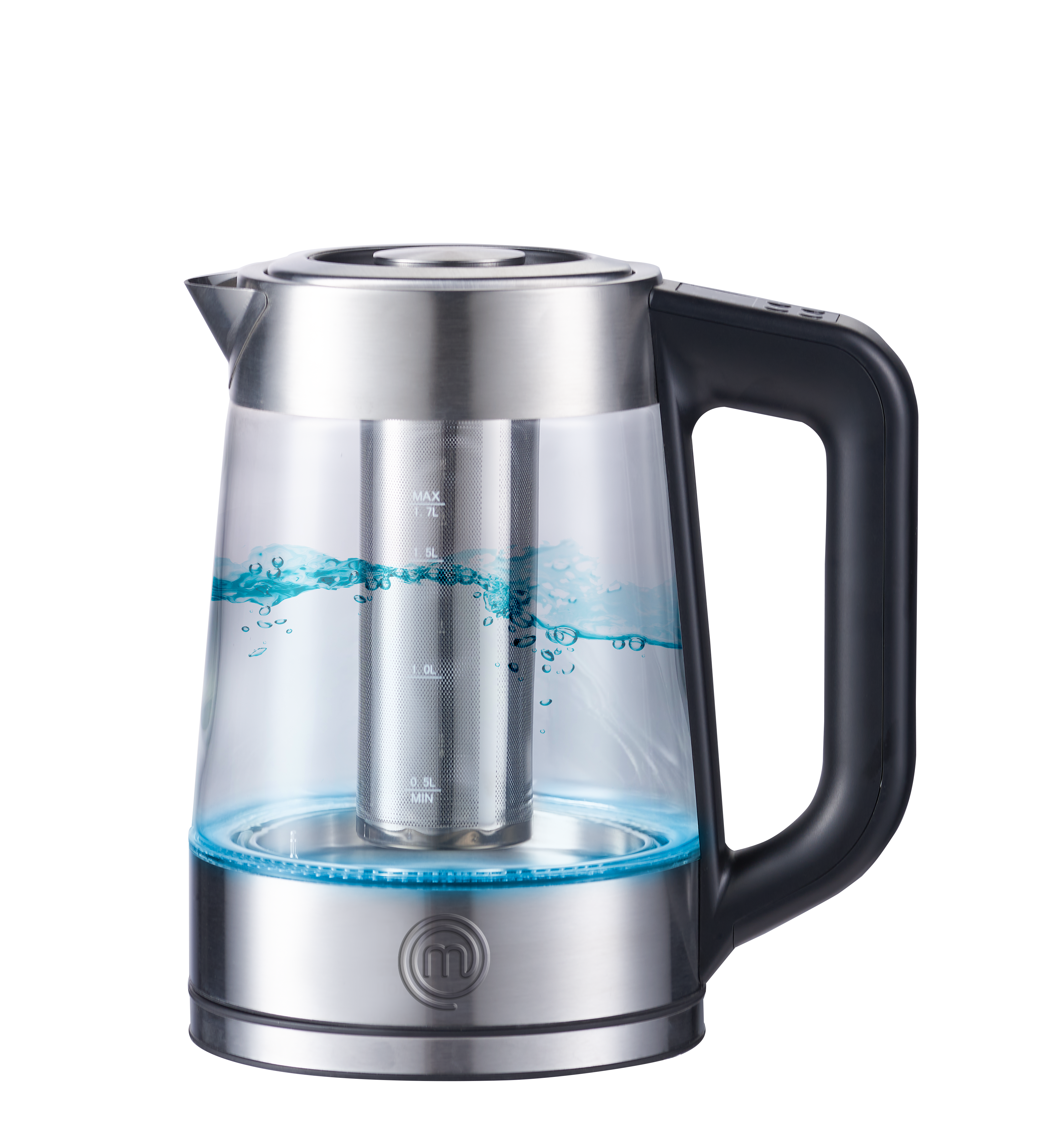 Tetera Eléctrica Heat-Select con LED y Control Digital | 6 Niveles de Temperatura | Hukën x MasterChef