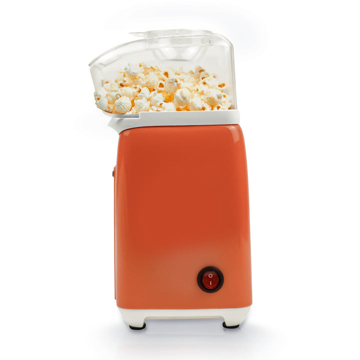 Máquina de Palomitas Air-Pop Retro, Edición Especial, 80g, Palomera Sin Aceite, Naranja