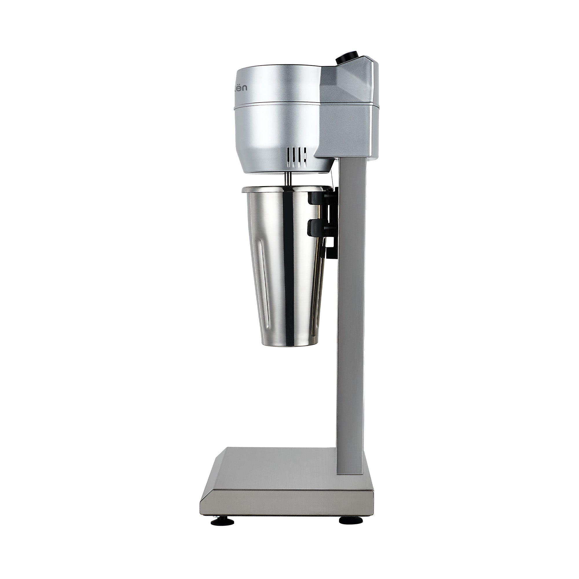 Fuente de Sodas SHAKEPRO 300W | Chocomilera y Batidora de Malteadas | Vaso Acero Inoxidable 450ml | Velocidad Continua | Activación Automática | Base Antideslizante | Hukën x MasterChef
