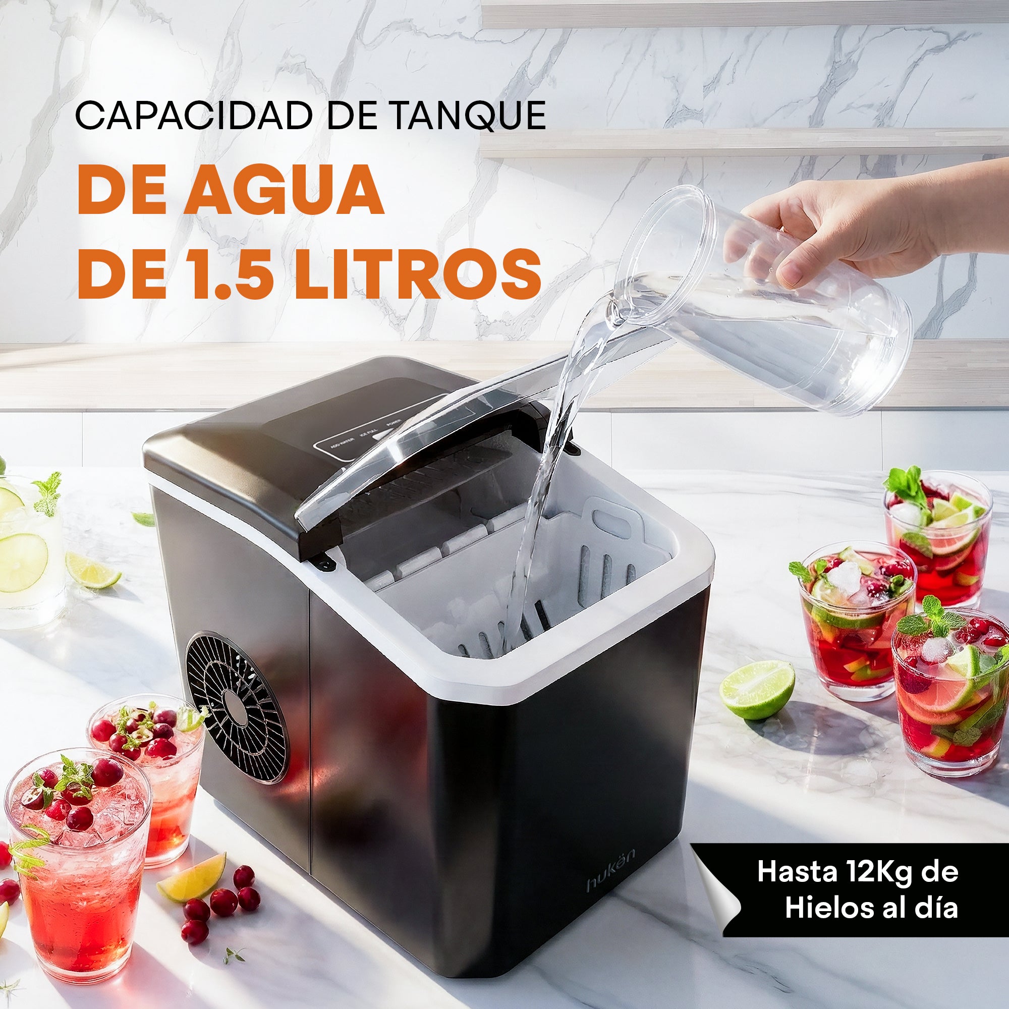 Máquina de Hielos Dual-Freeze Hukën