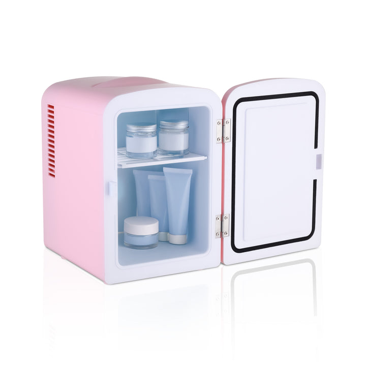 Mini-Refrigerador, Portátil, Mini-Fridge, Frigobar, Rosa, Casa y Automóvil