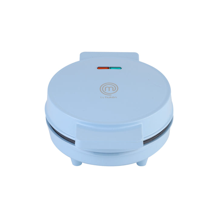 Máquina de donas, 7 mini donas, 5.2 cm cada dona, Luz Indicadora, Azul