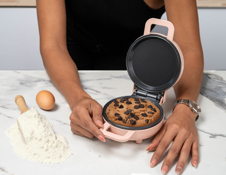 Máquina Mini para Hot Cakes, Luz Indicadora, Parrillas antihaderentes, Rosa