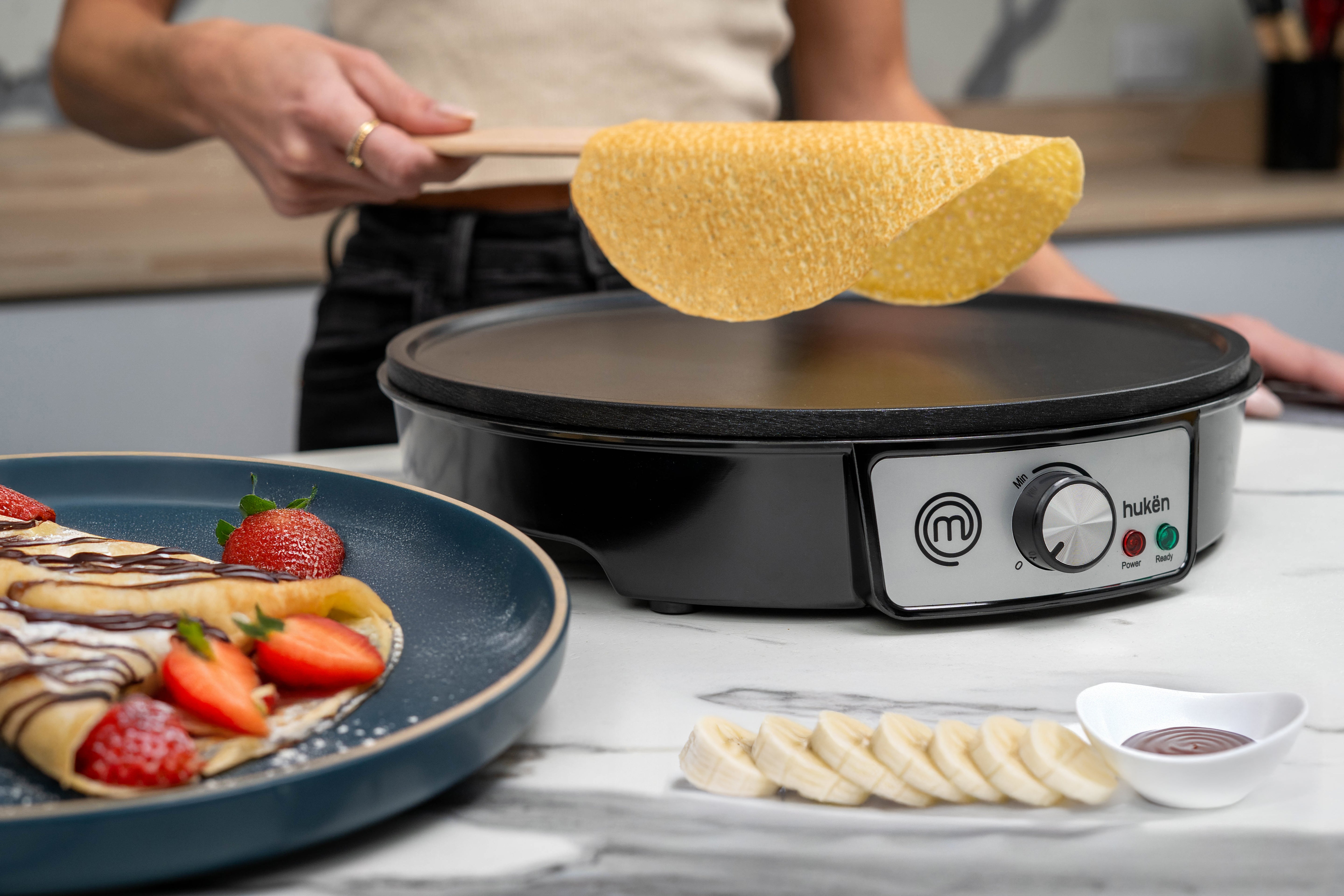 MasterChef® | Electric Crepe Maker | 12-Inch Round Grill