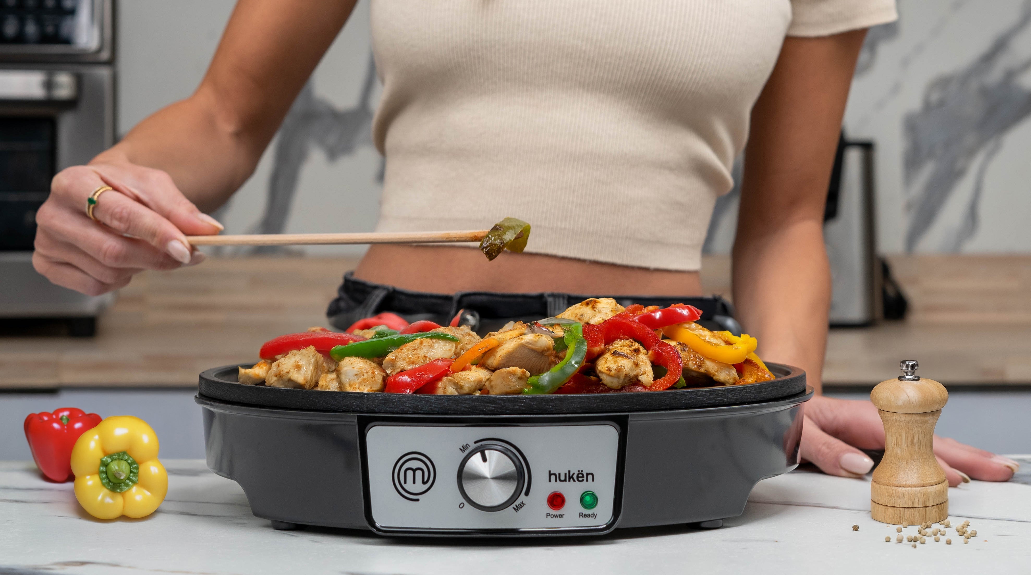 MasterChef® | Electric Crepe Maker | 12-Inch Round Grill