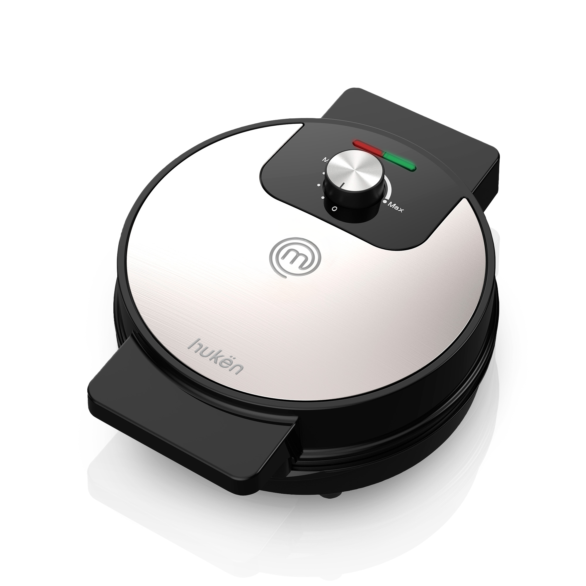 Wafflera Belga Redonda Flash Cook+ de Acero | Hukën x MasterChef
