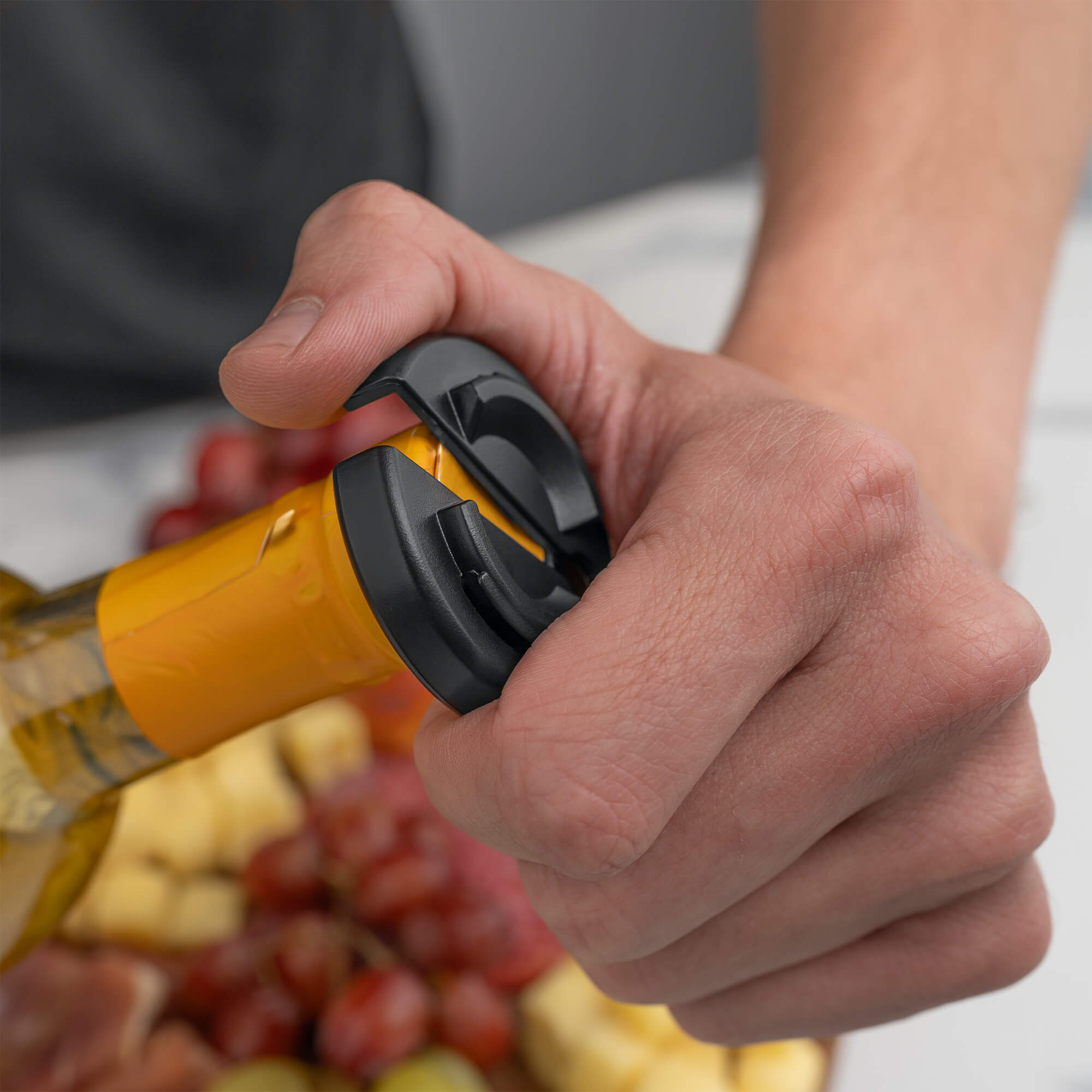 Descorchador Eléctrico Power View Recargable de Acero | Hukën x MasterChef