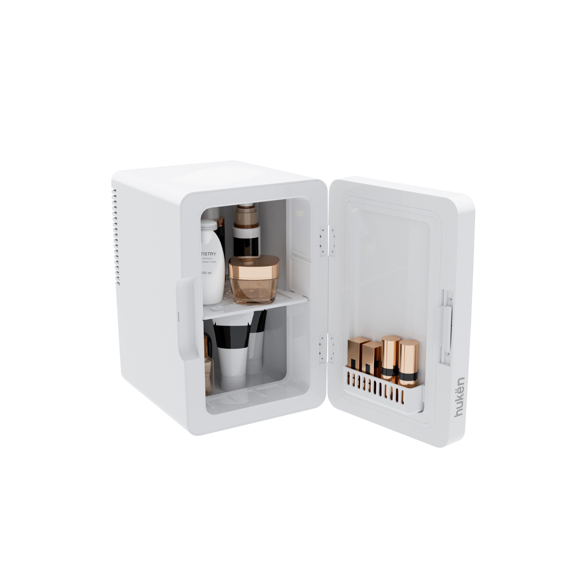 Mini Refrigerador Skincare 5L Puerta Espejo Luz Touch Hukën