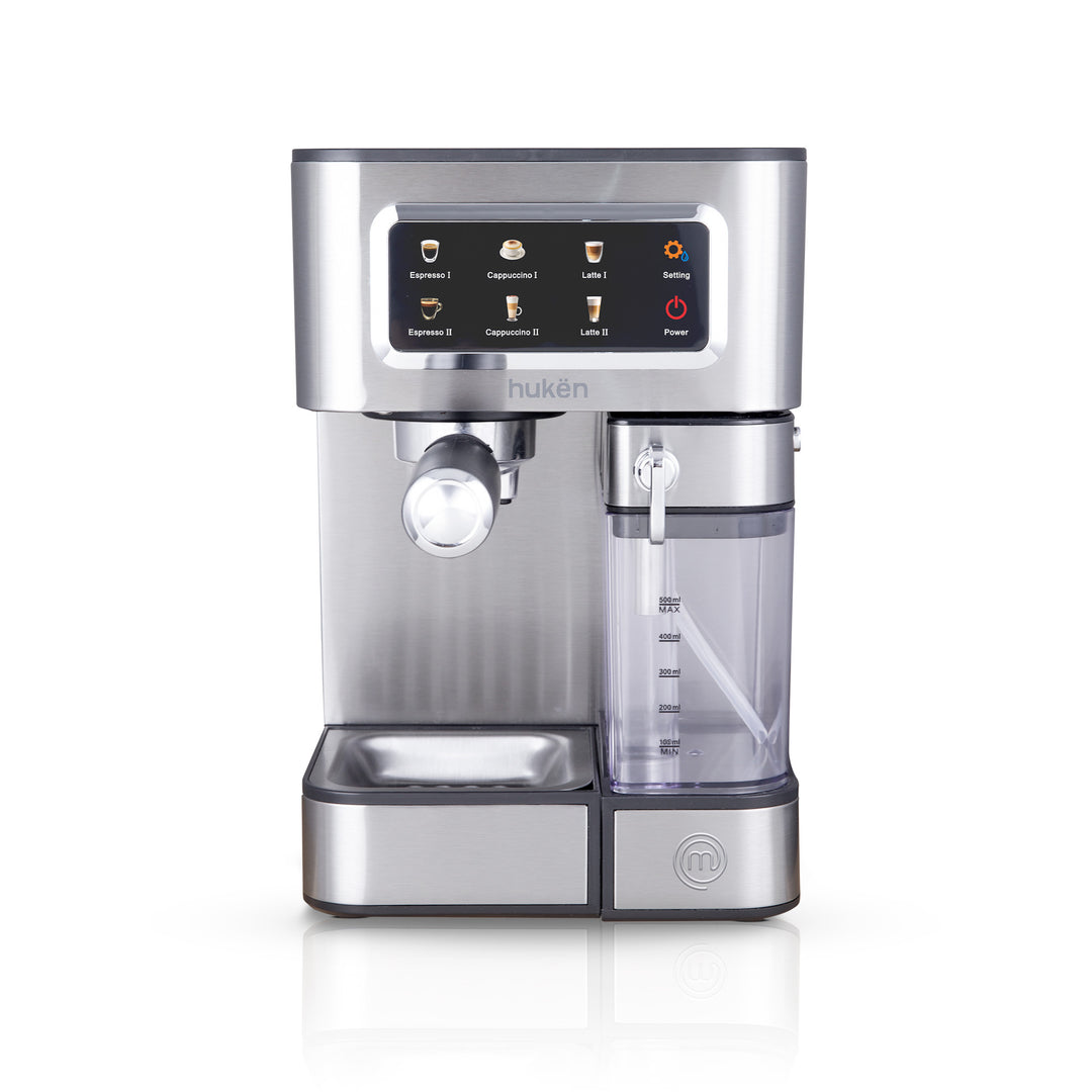 Cafetera Automática Barista+ | 15 Bares | Panel Touch | 1.8L | Máquina de Espresso | Compatible con Café Molido, Pods y Cápsulas