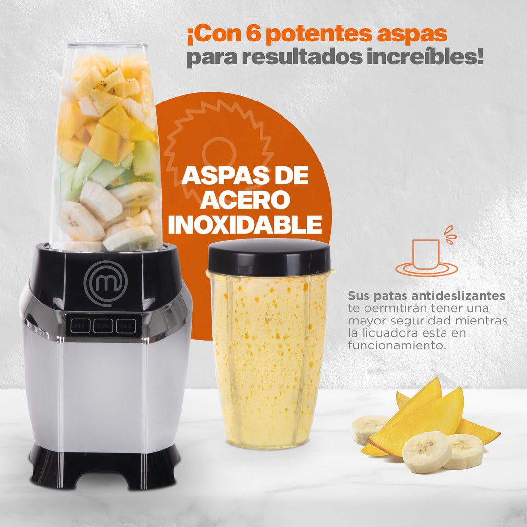 Nutri-Blender | Licuadora | 1000W | Libre de BPA |Procesador de alimentos | MasterChef®