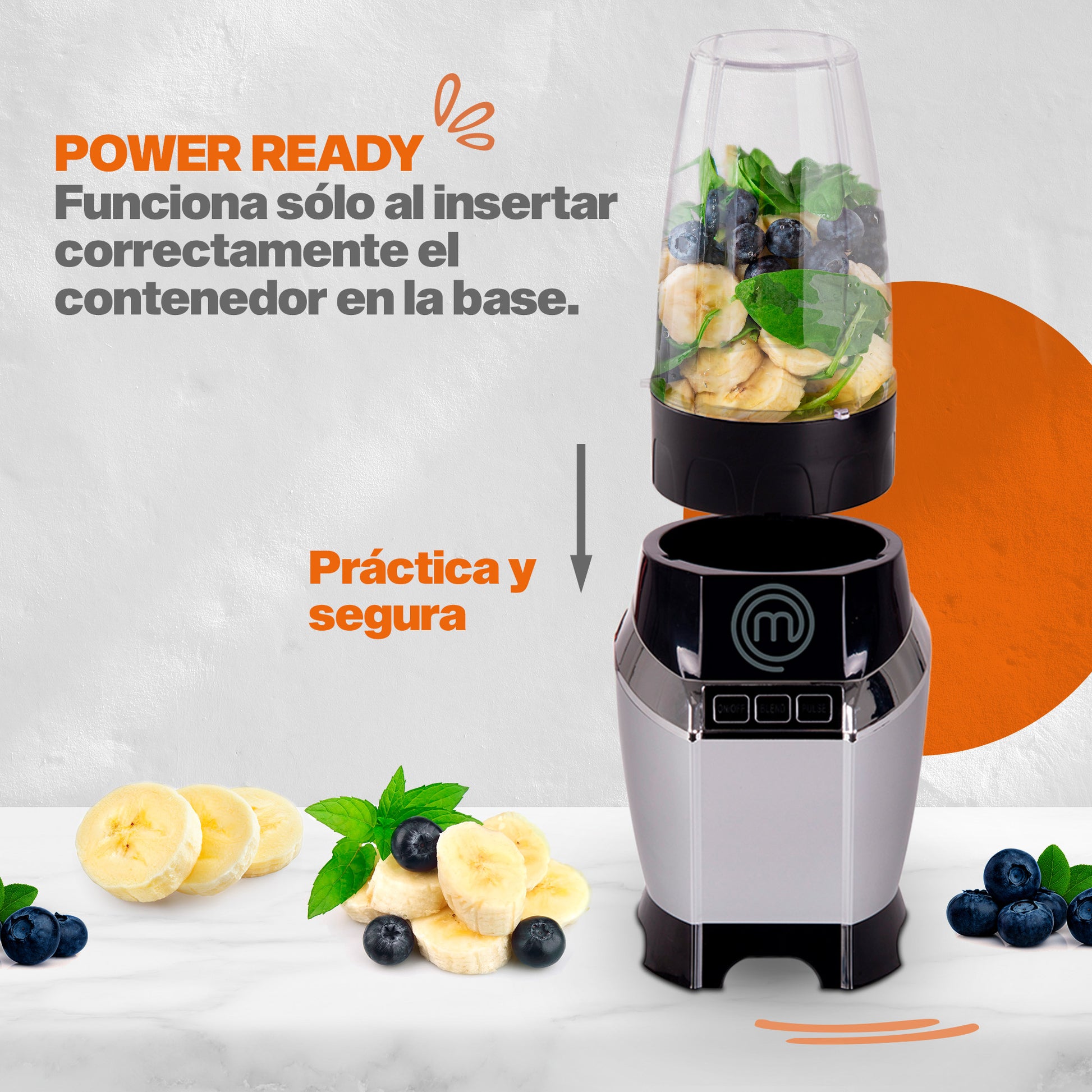 Licuadora Nutri-Blender Max 1000 W Hukën x MasterChef