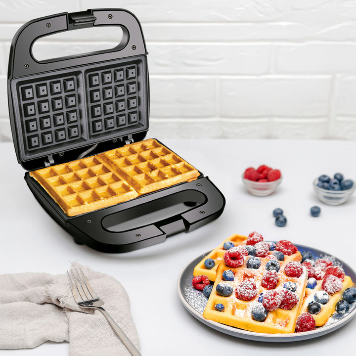 Wafflera Belga POWER-READY 2 Rebanadas | Acero Inoxidable | Hukën x MasterChef