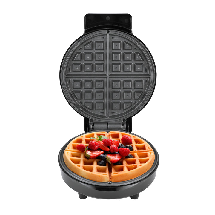 MasterChef® | Wafflera Belga Redonda | 4 Rebanadas | Negra