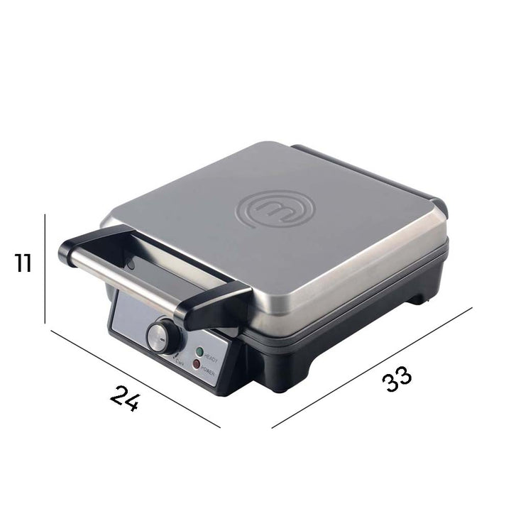 MasterChef® | Wafflera Belga | 4 Rebanadas | Regulador de Temperatura