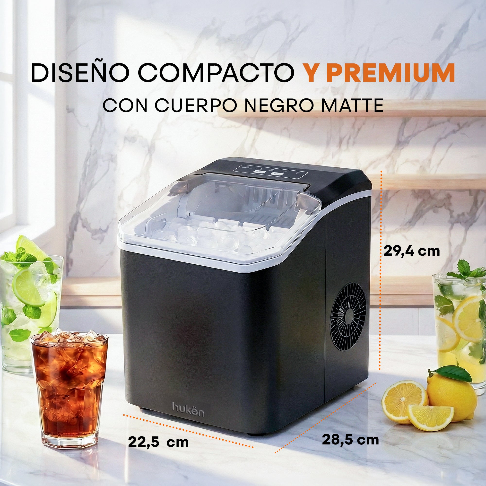 Máquina de Hielos Dual-Freeze Hukën