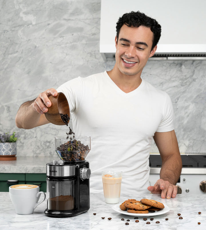 Molino de Café Eléctrico, 150W, Negro, 200 gramos