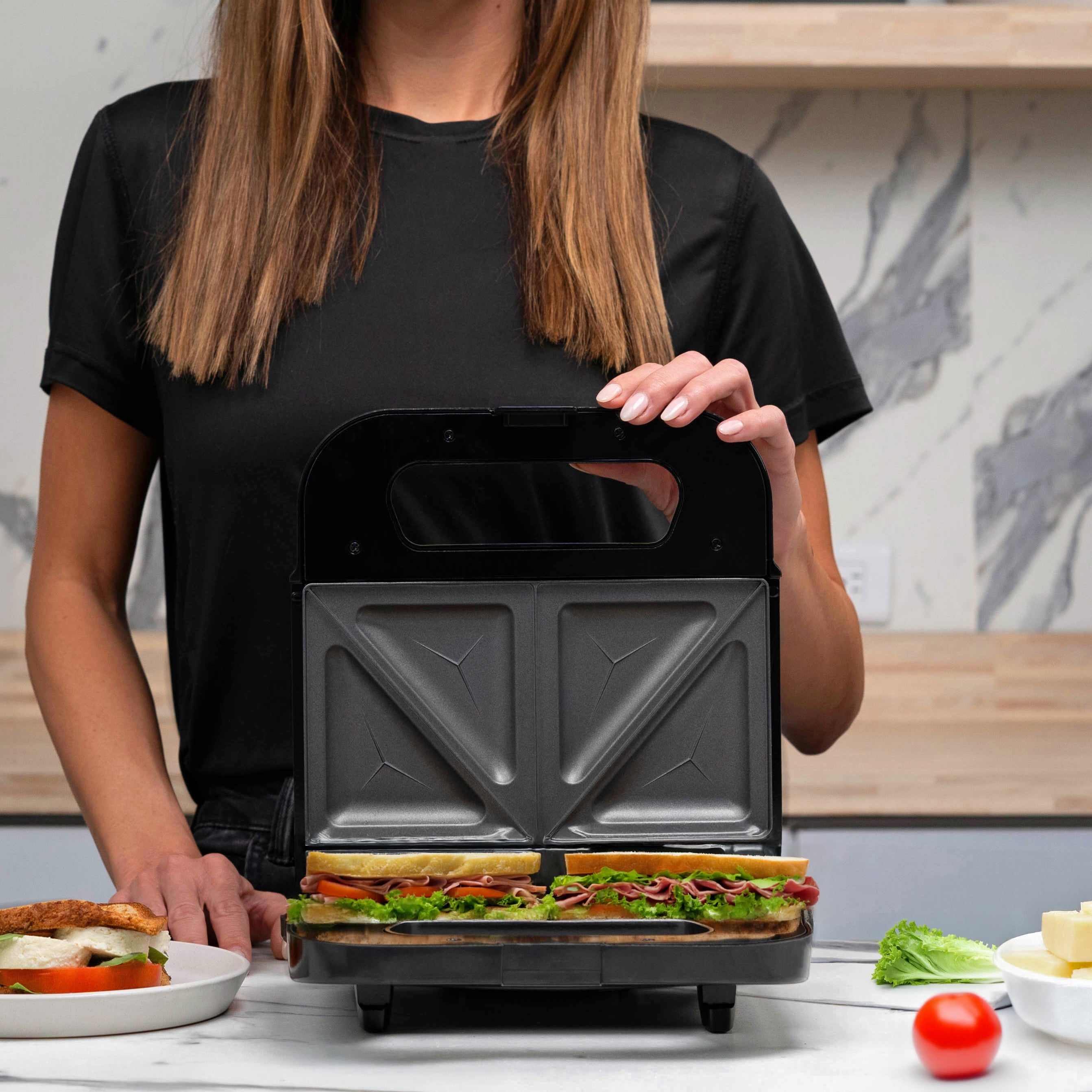 Sandwichera | Heat+ Premium | 2 Rebanadas | Acero Inoxidable