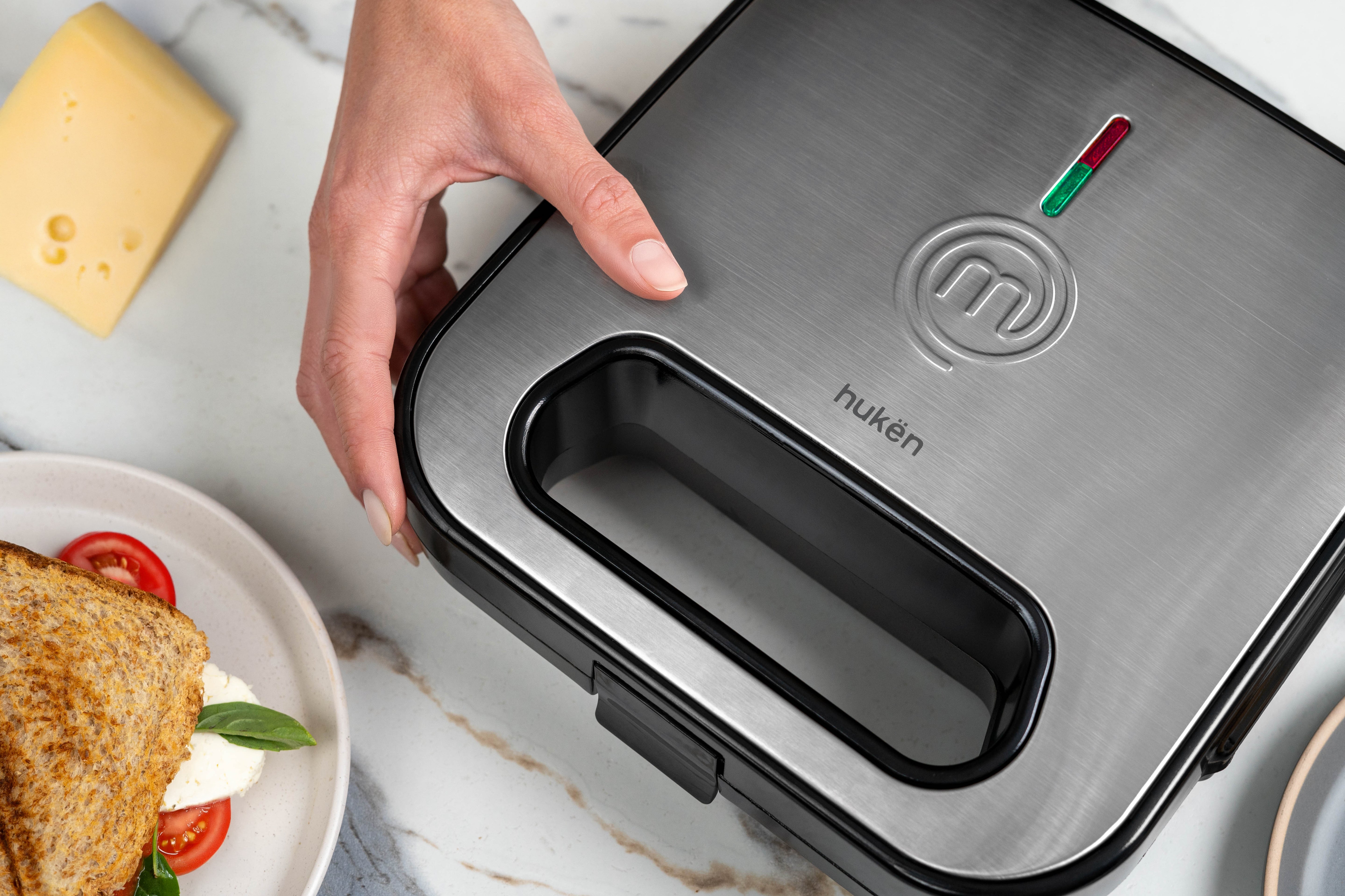 Sandwichera | Heat+ Premium | 2 Rebanadas | Acero Inoxidable