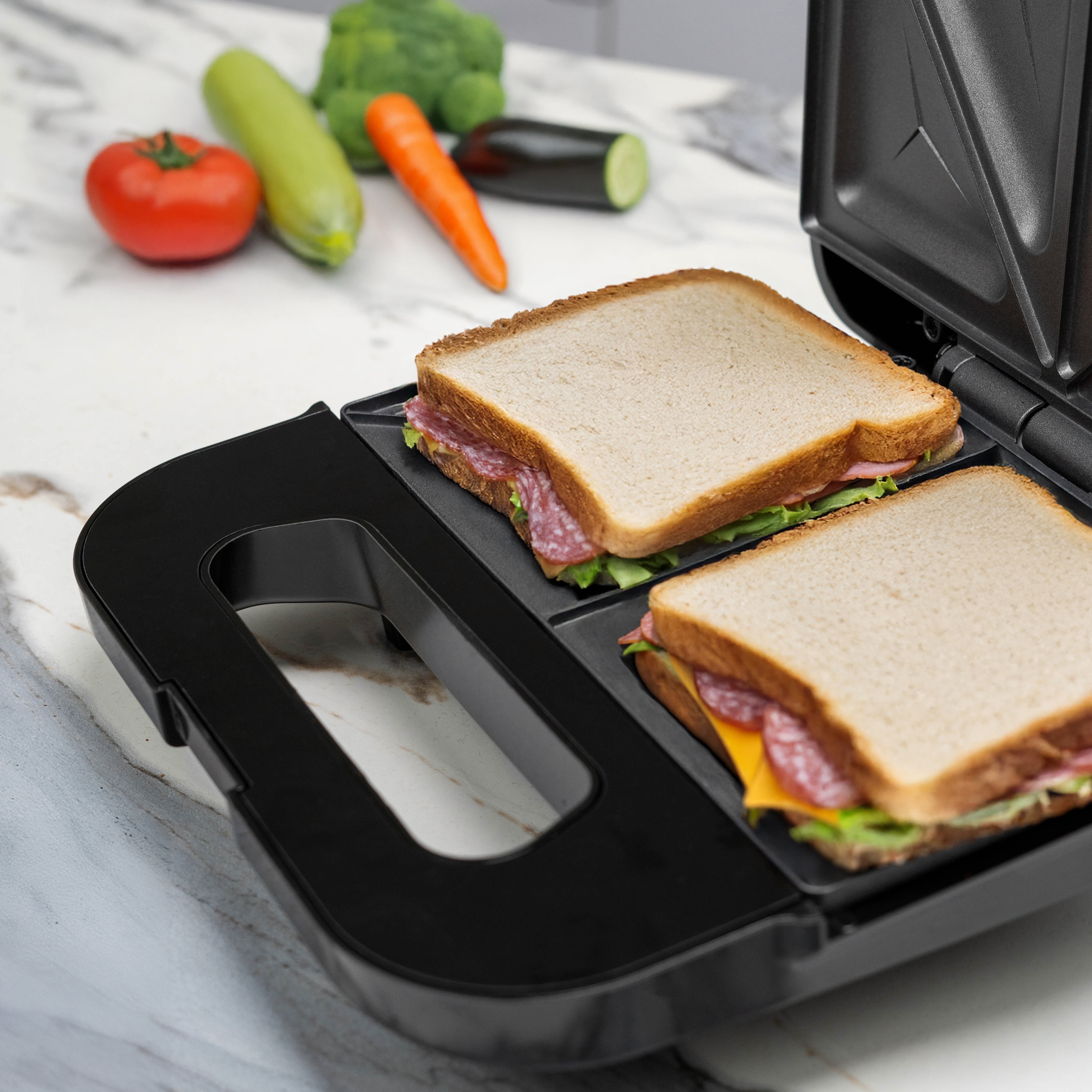 Sandwichera | Heat+ Premium | 2 Rebanadas | Acero Inoxidable
