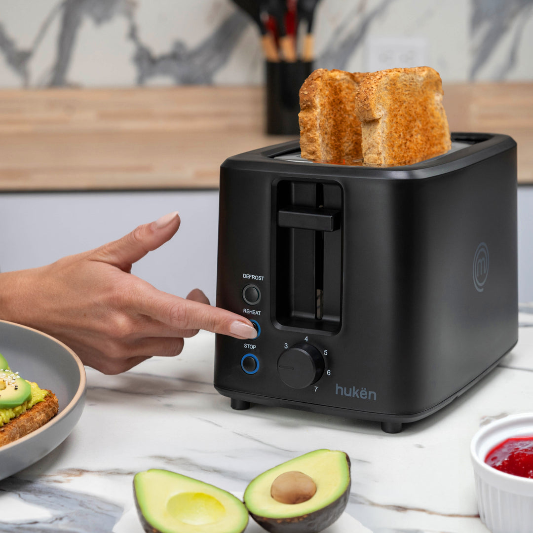 Tostador de Pan | Negro | Ranura XG | 2 Rebanadas